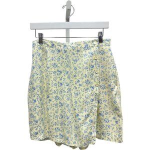 Vintage Yellow Floral Skort